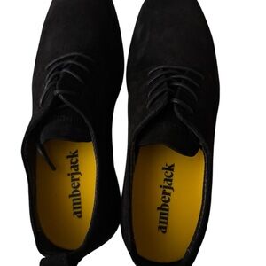 NWOT 😍 Black Suede Oxford Shoes with Rounded Toe